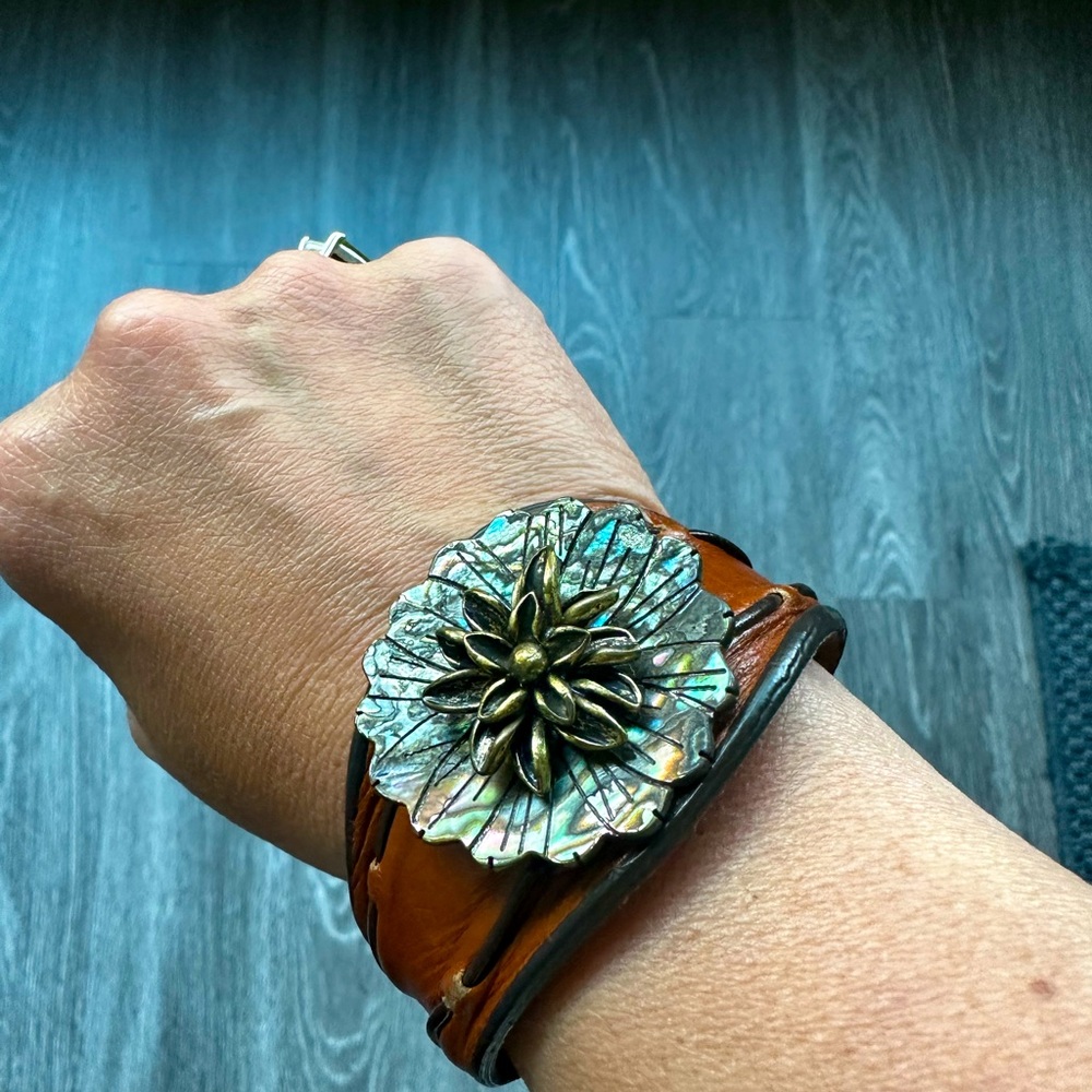 Fossil Leather Cuff